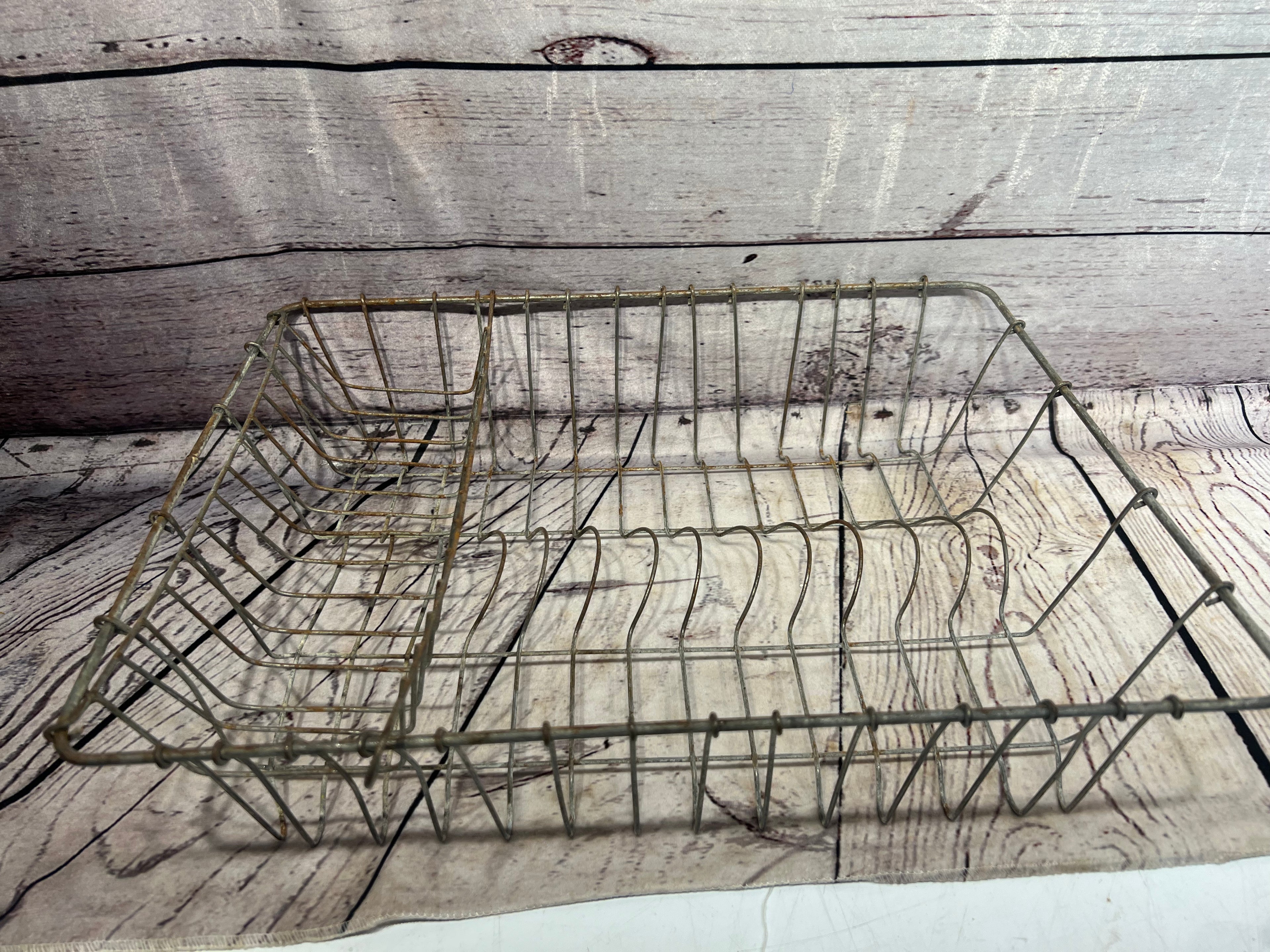Vintage kitchen wire basket