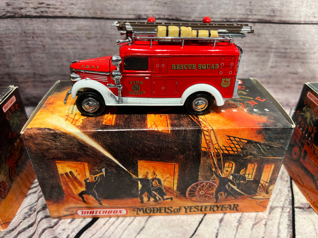 Models of Yesteryear Fire Trucks