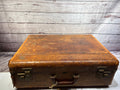 E.E.P Crown Leather Suitcase