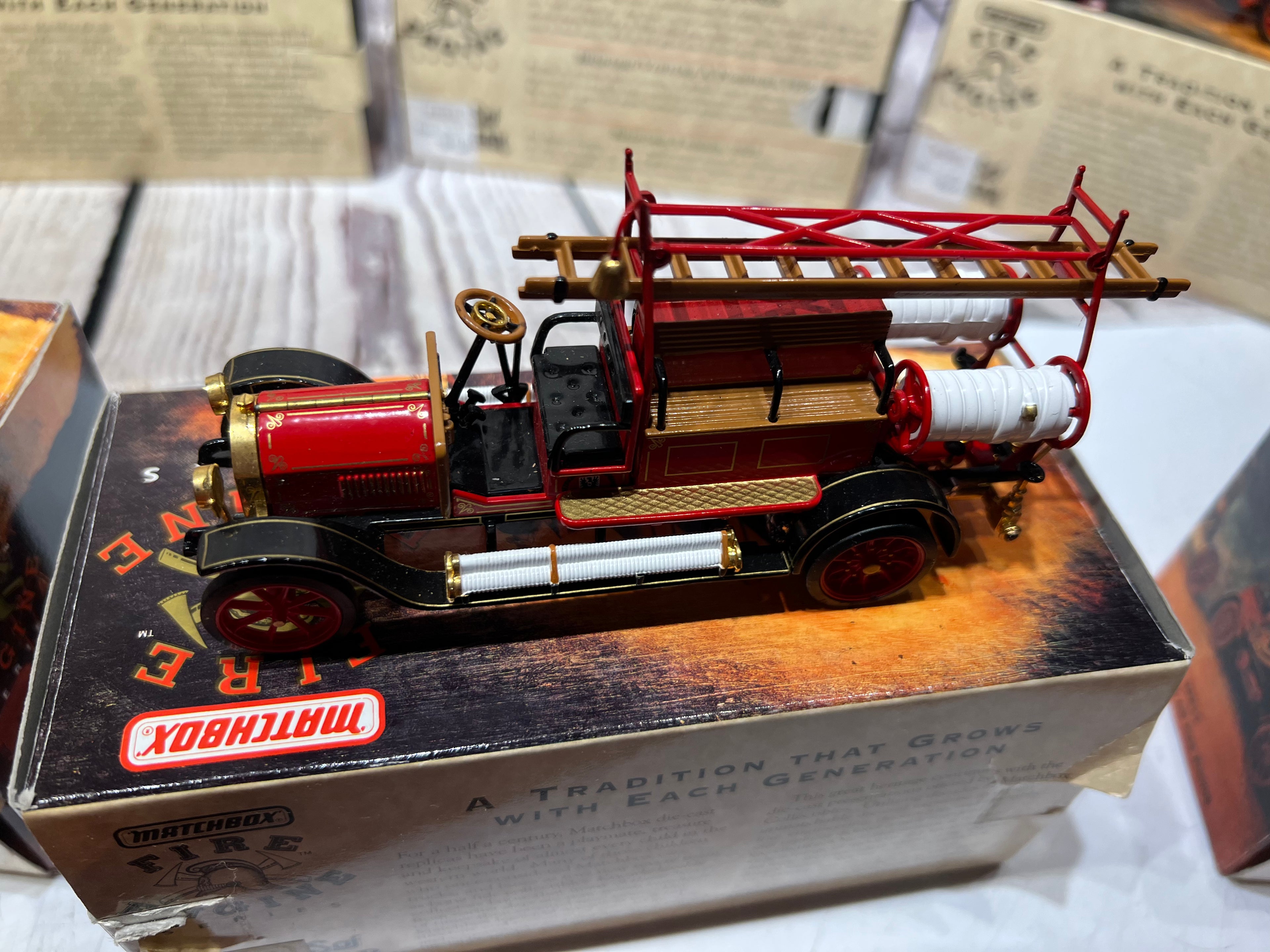 Models of Yesteryear Fire Trucks