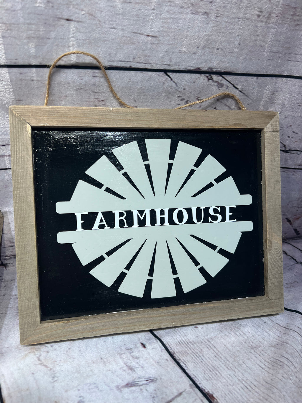 Handmade hanging signs