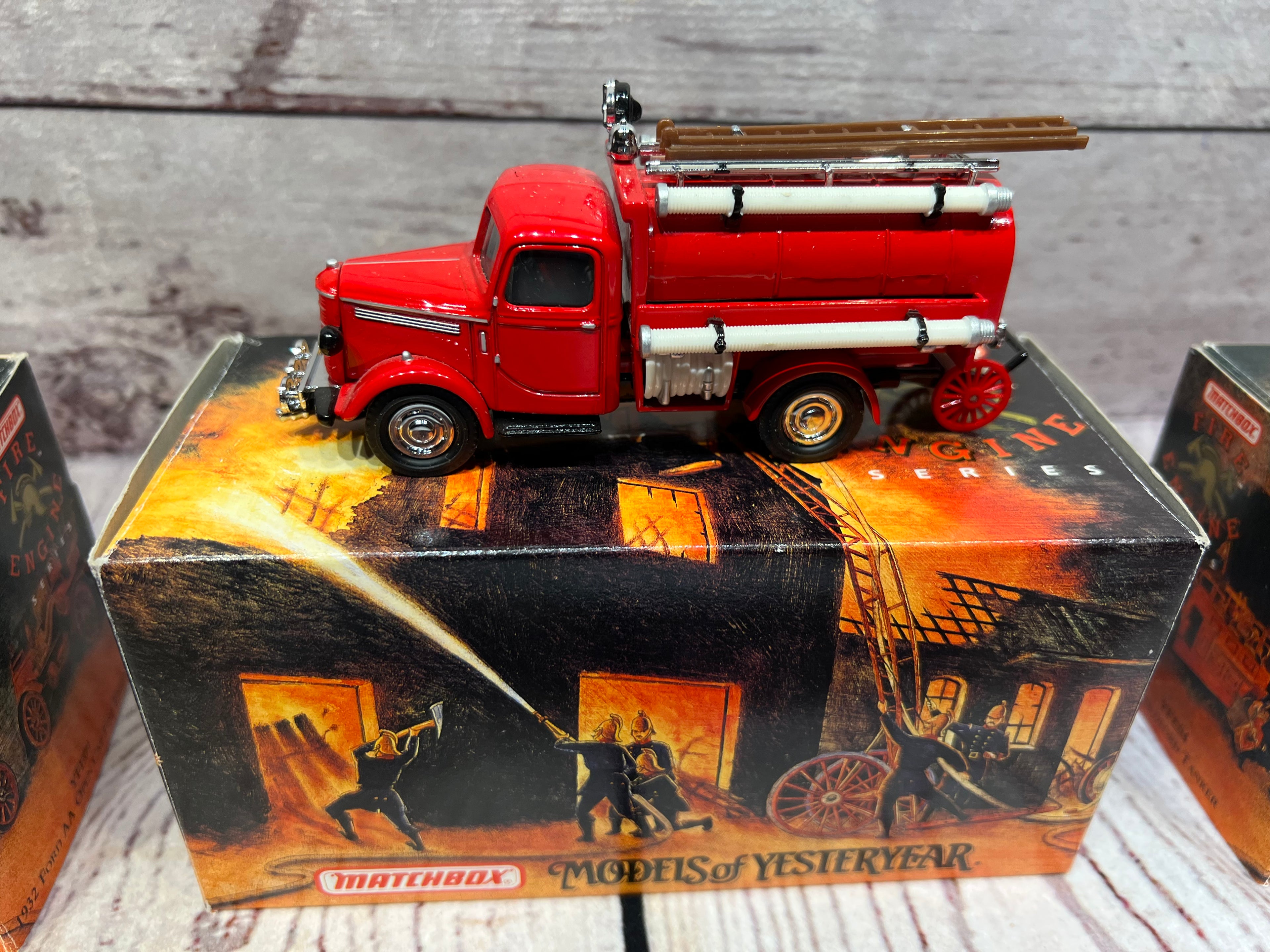 Models of Yesteryear Fire Trucks