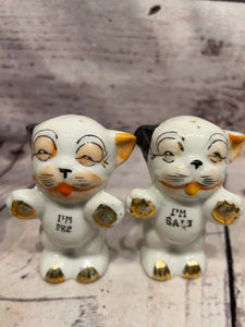 Antique Salt & Pepper shakers