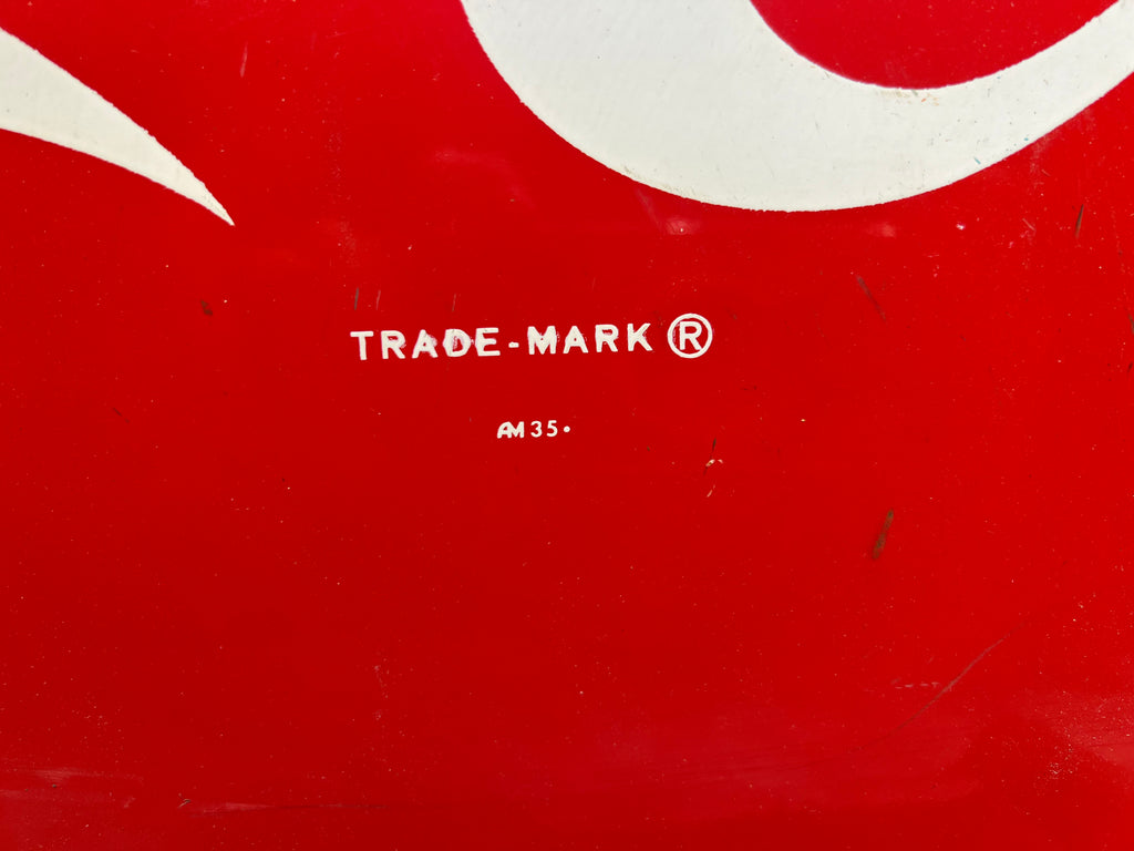 1965 Coca Cola Fishtail Sign