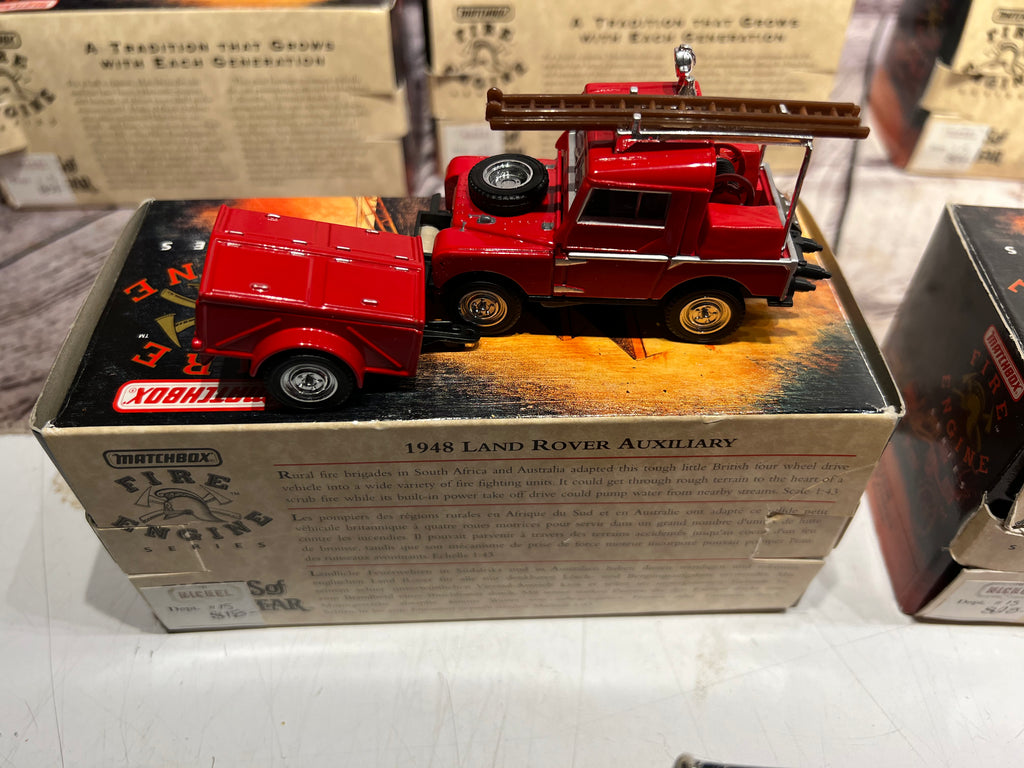 Models of Yesteryear Fire Trucks