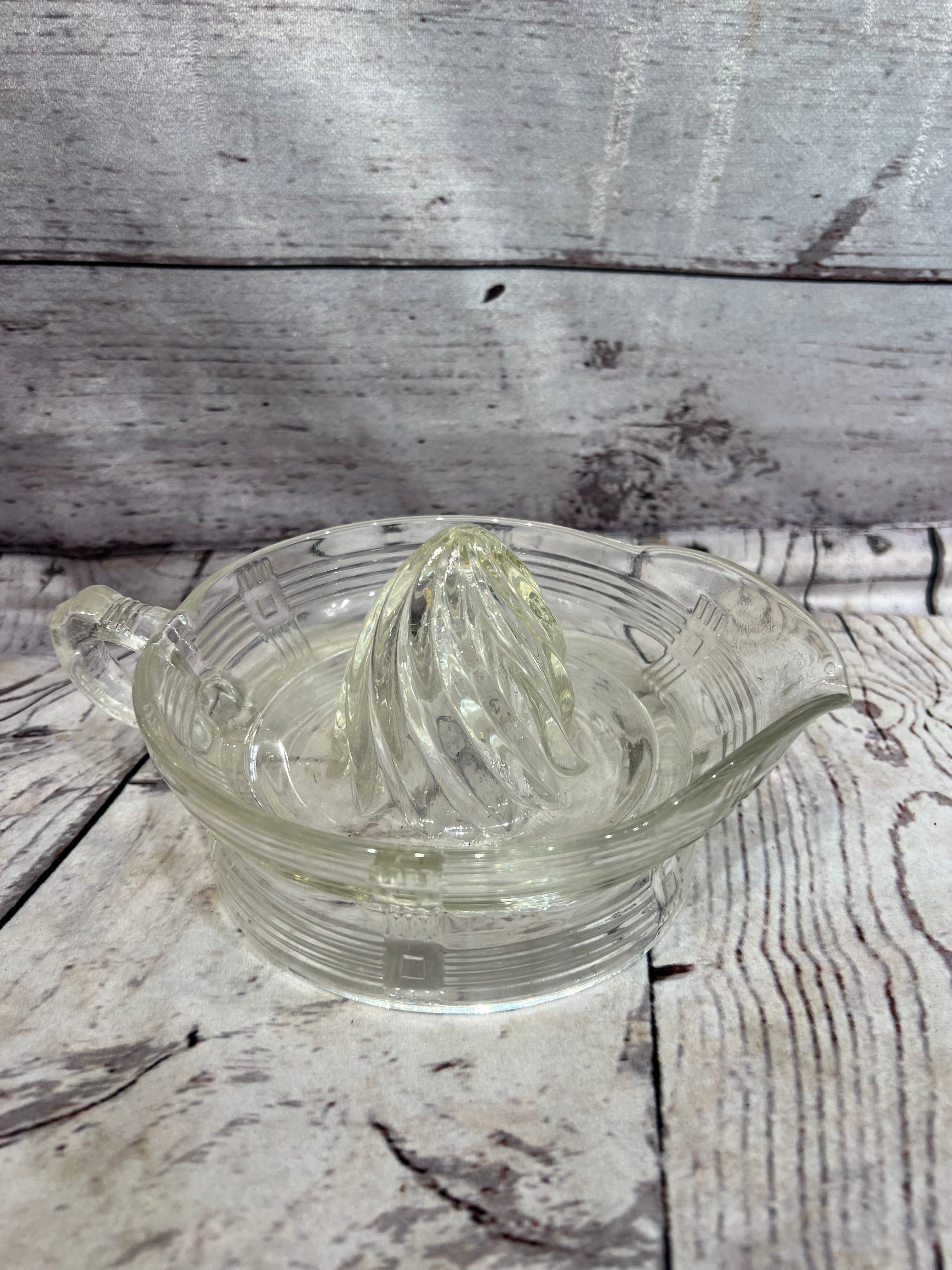 Cut glass juicer