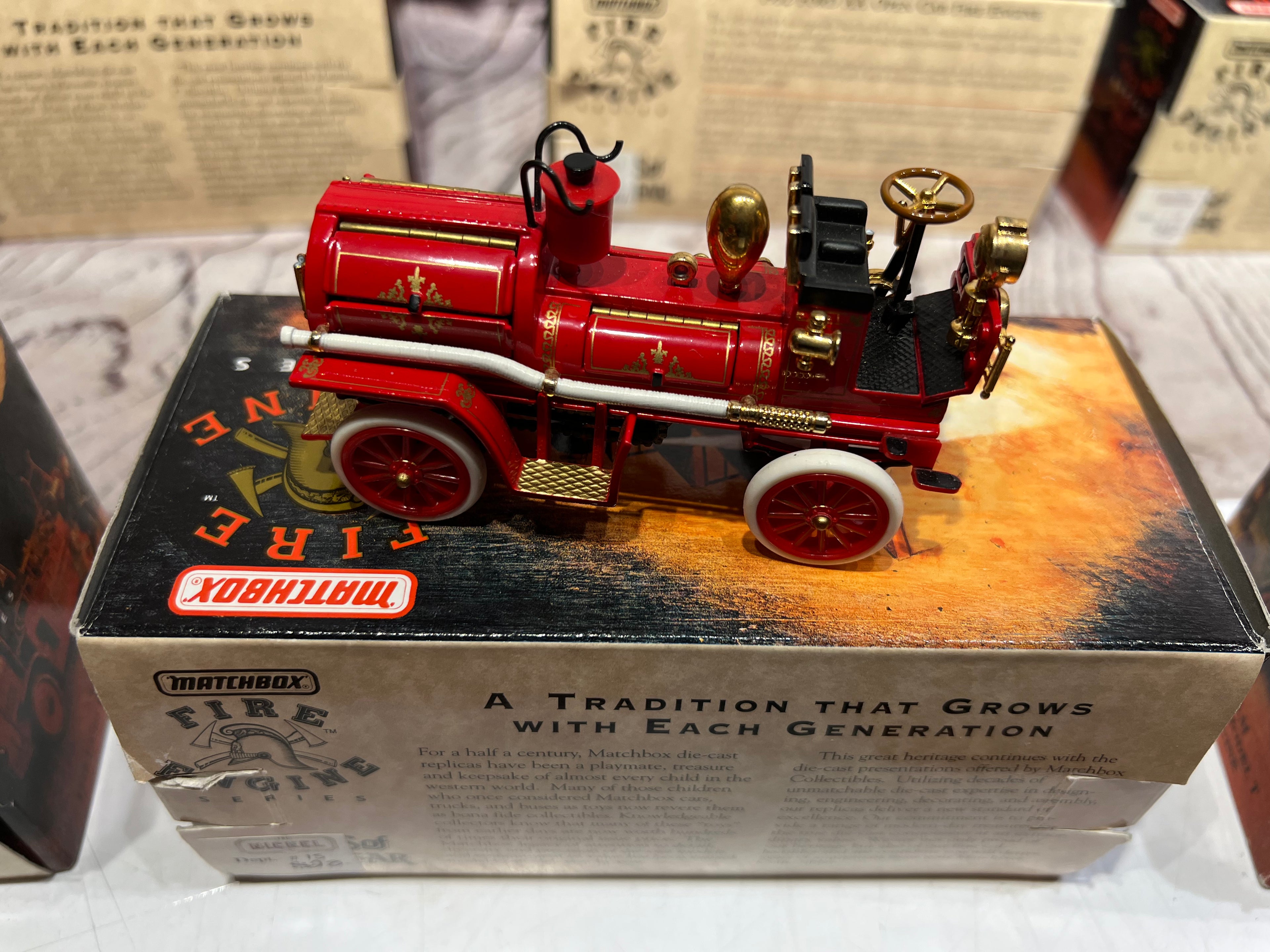 Models of Yesteryear Fire Trucks