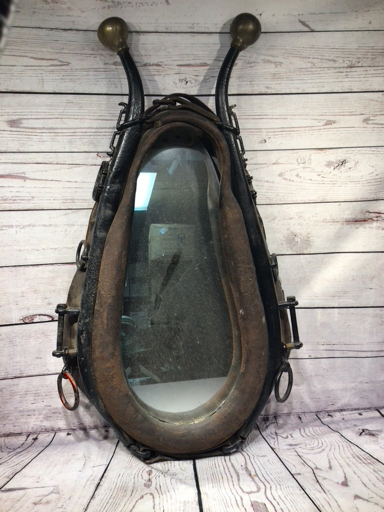 Vintage horse colar with mirror