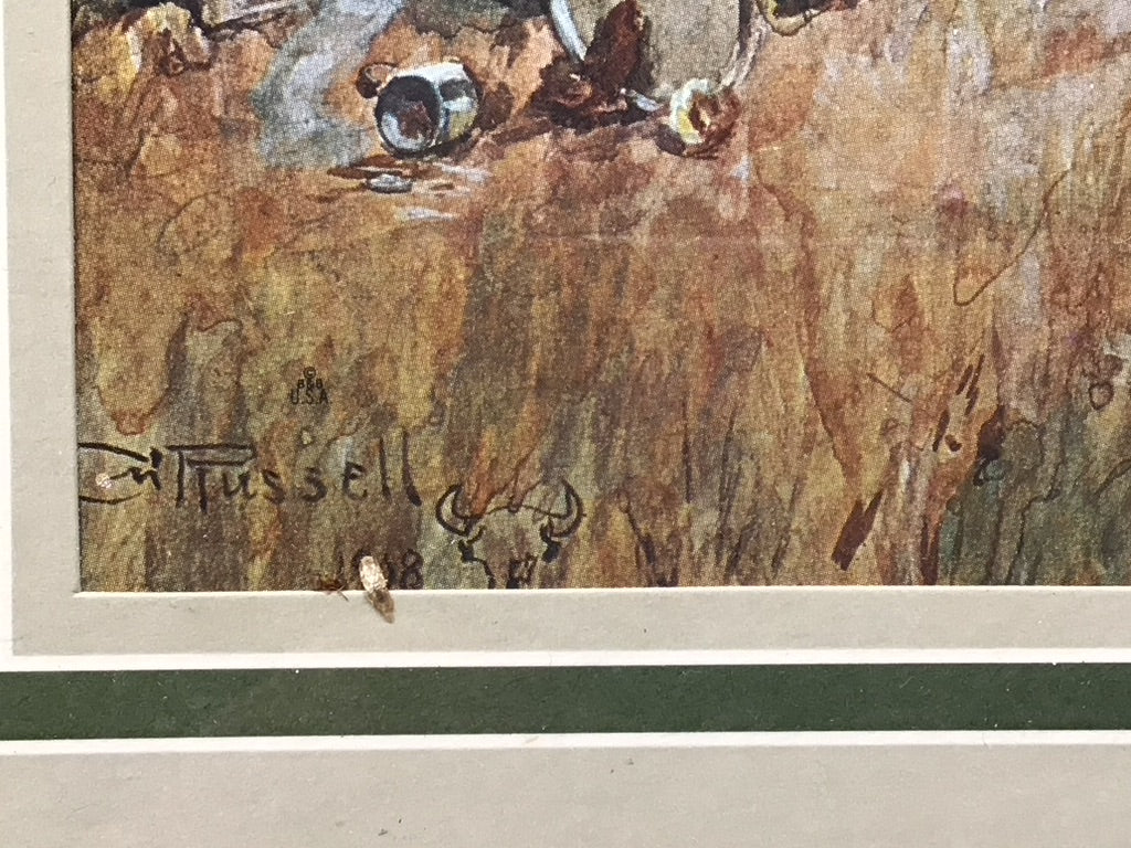 CM Russel Campfire Print