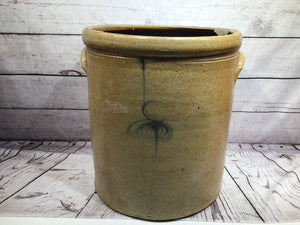 Slat Glaze Crock