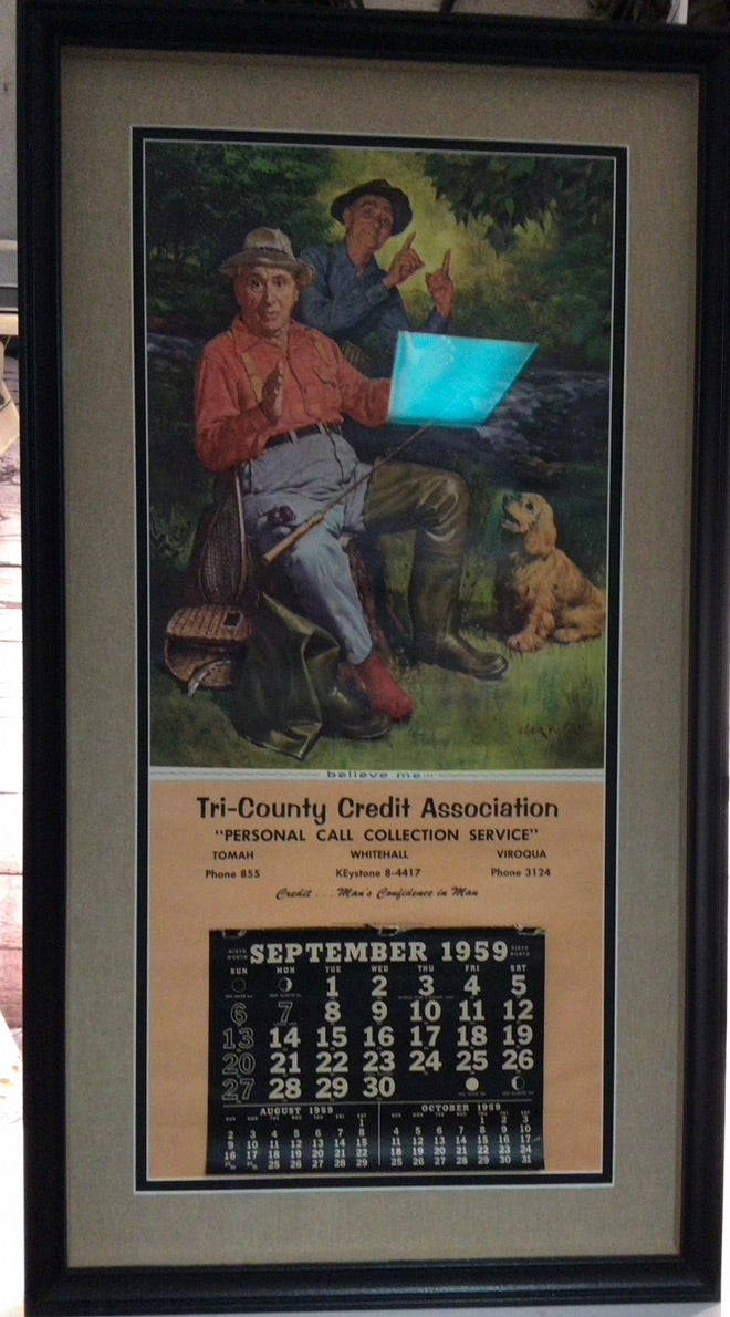 Antique Tri-County Credit Association Calendar