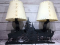 Moose/deer wall lamp