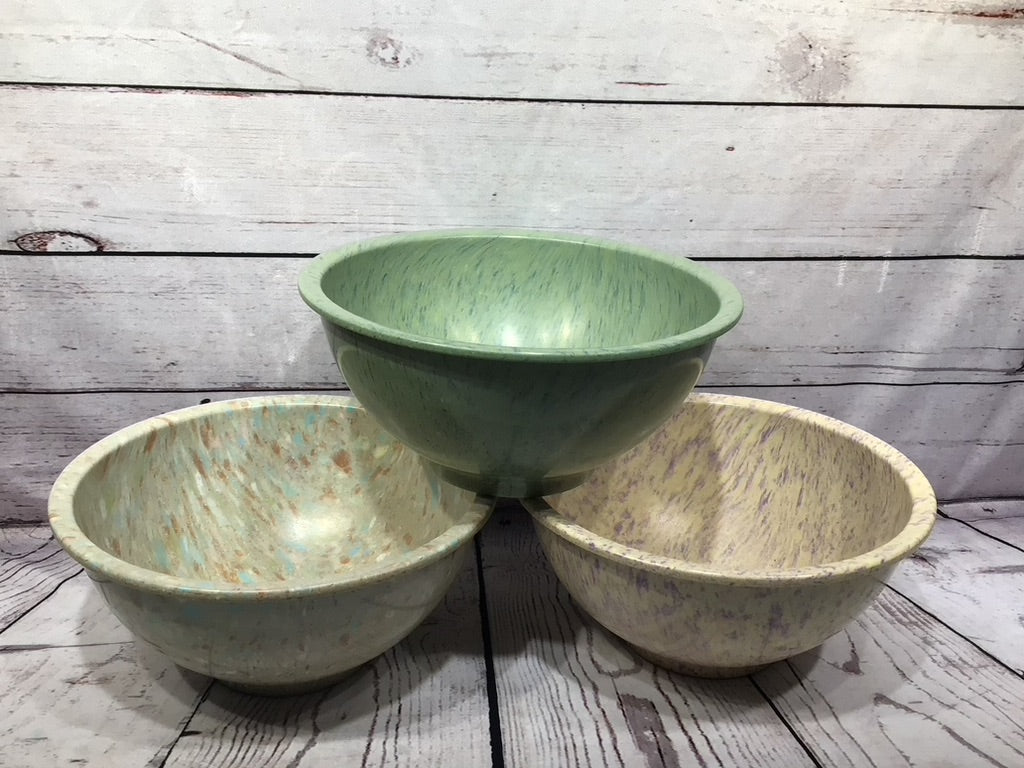 Ceramic Spongeware bowls