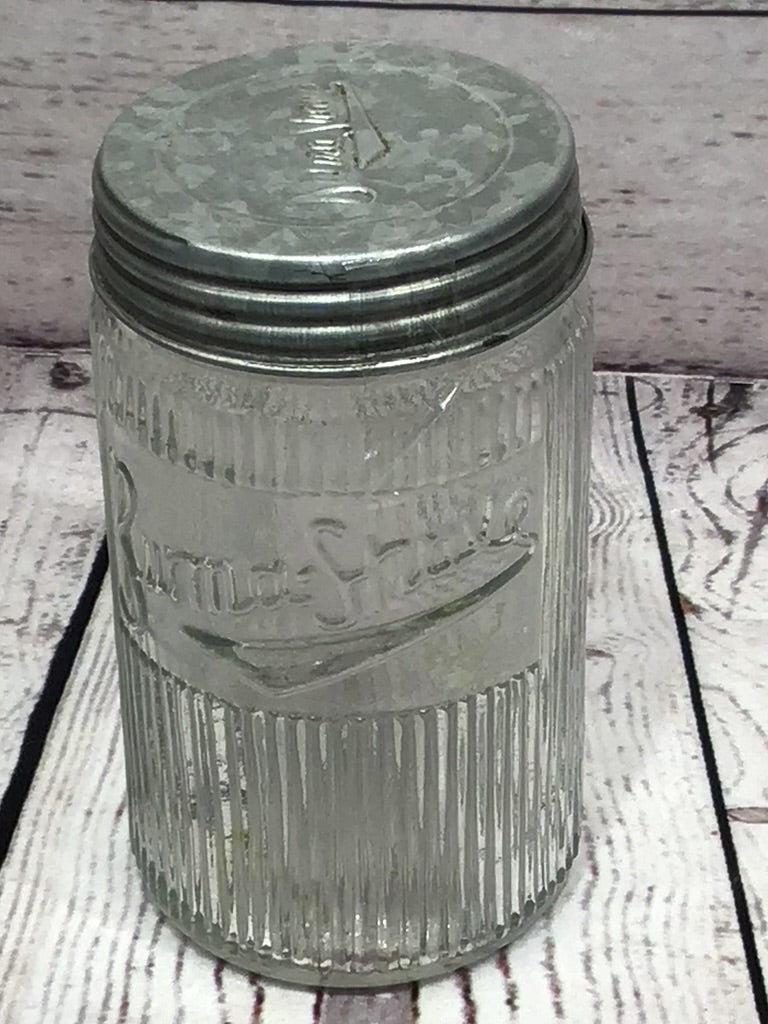 Burma Shave Glass JAr