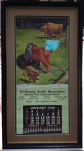 Antique Tri-County Credit Association Calendar
