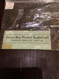 Green Bay Packers Basketball Ticket
