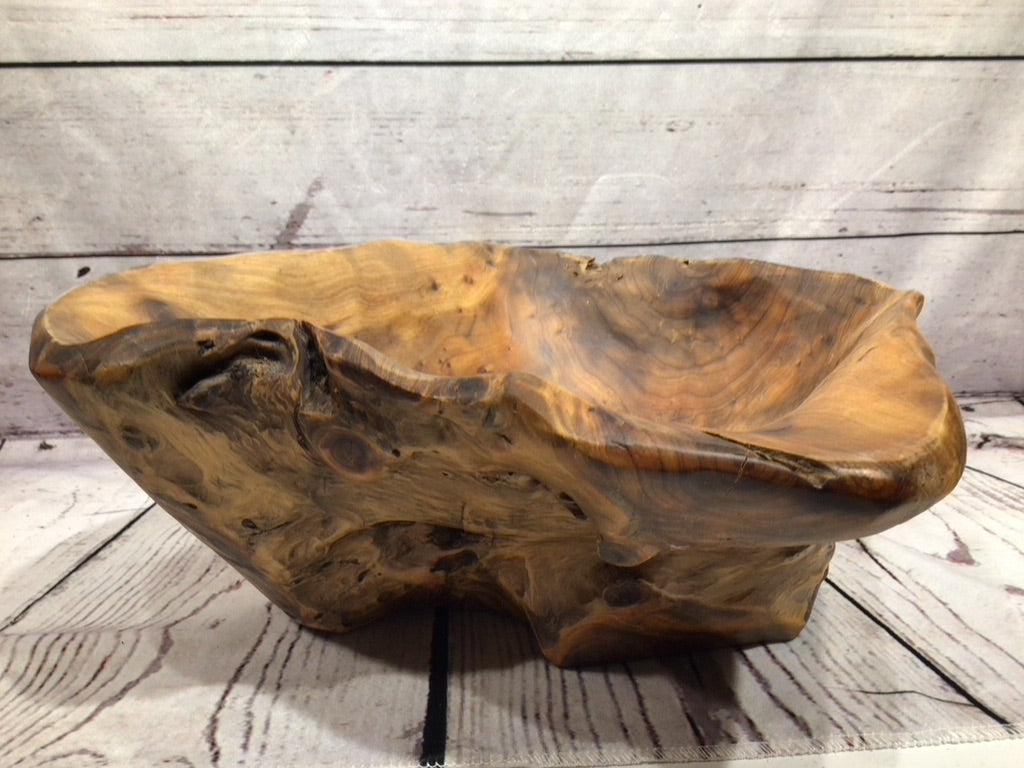 Burl Oak Bowl