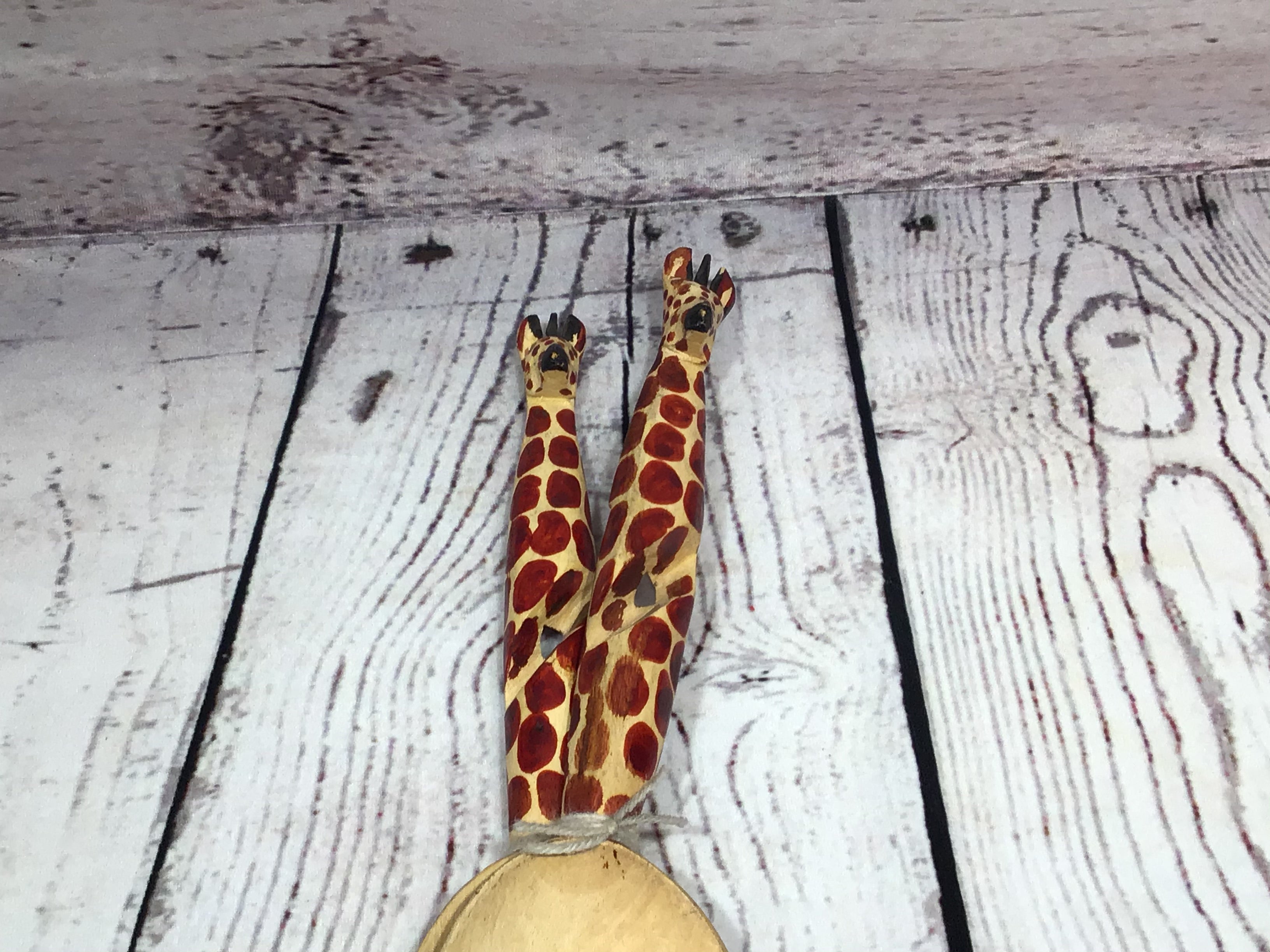 giraffe wooden spoons/utensils