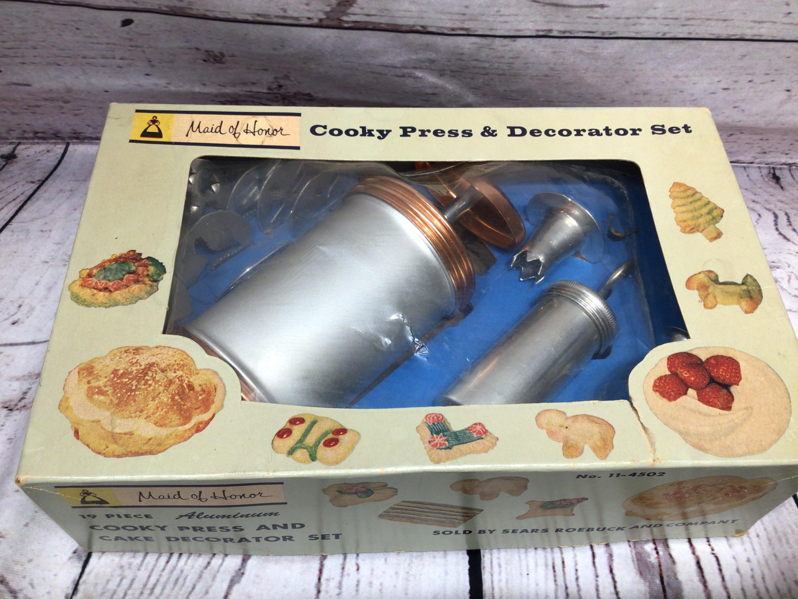 Cookie press decoration kit