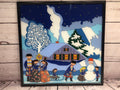 16.5" x 16.5" Caroling Christmas picture