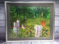 27.5" x 22.5" Poulter Cardinal Painted Picture