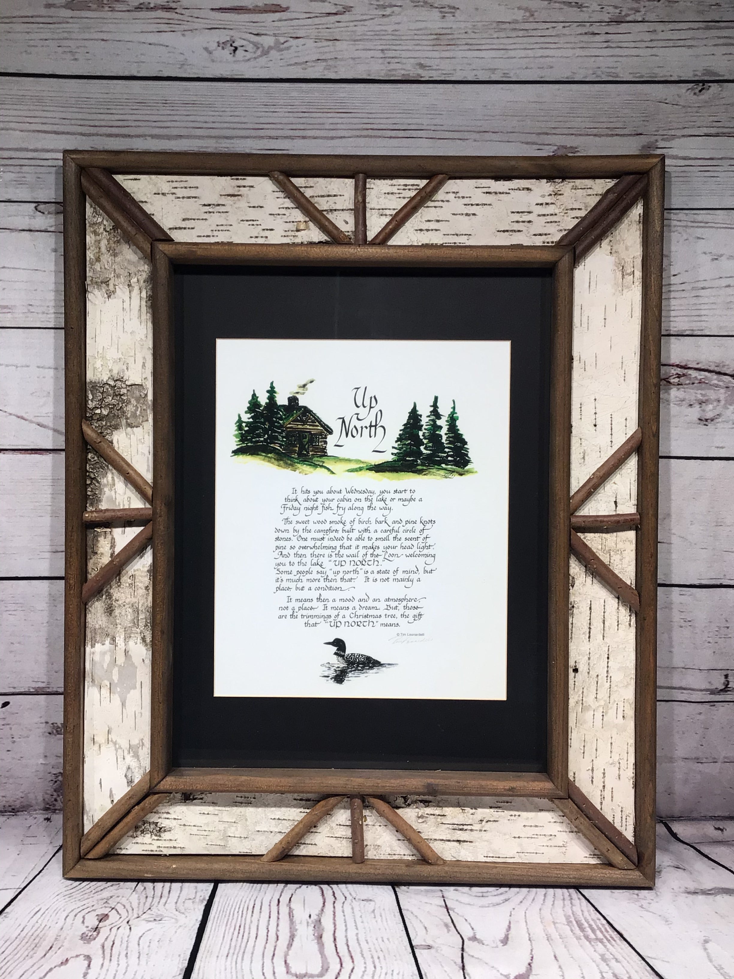 17.5" x 22" Birdwood Frame and picture