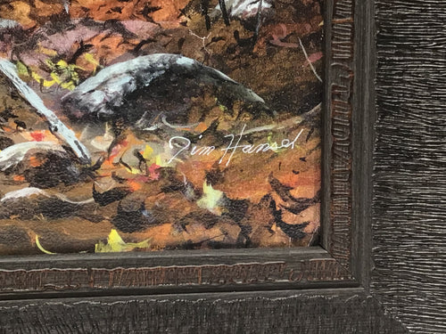 20.5" x 17" Cabin On Lake-Jim Hansel