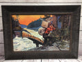 21.5" x 15.5" Hiking Man-Jim Hansel