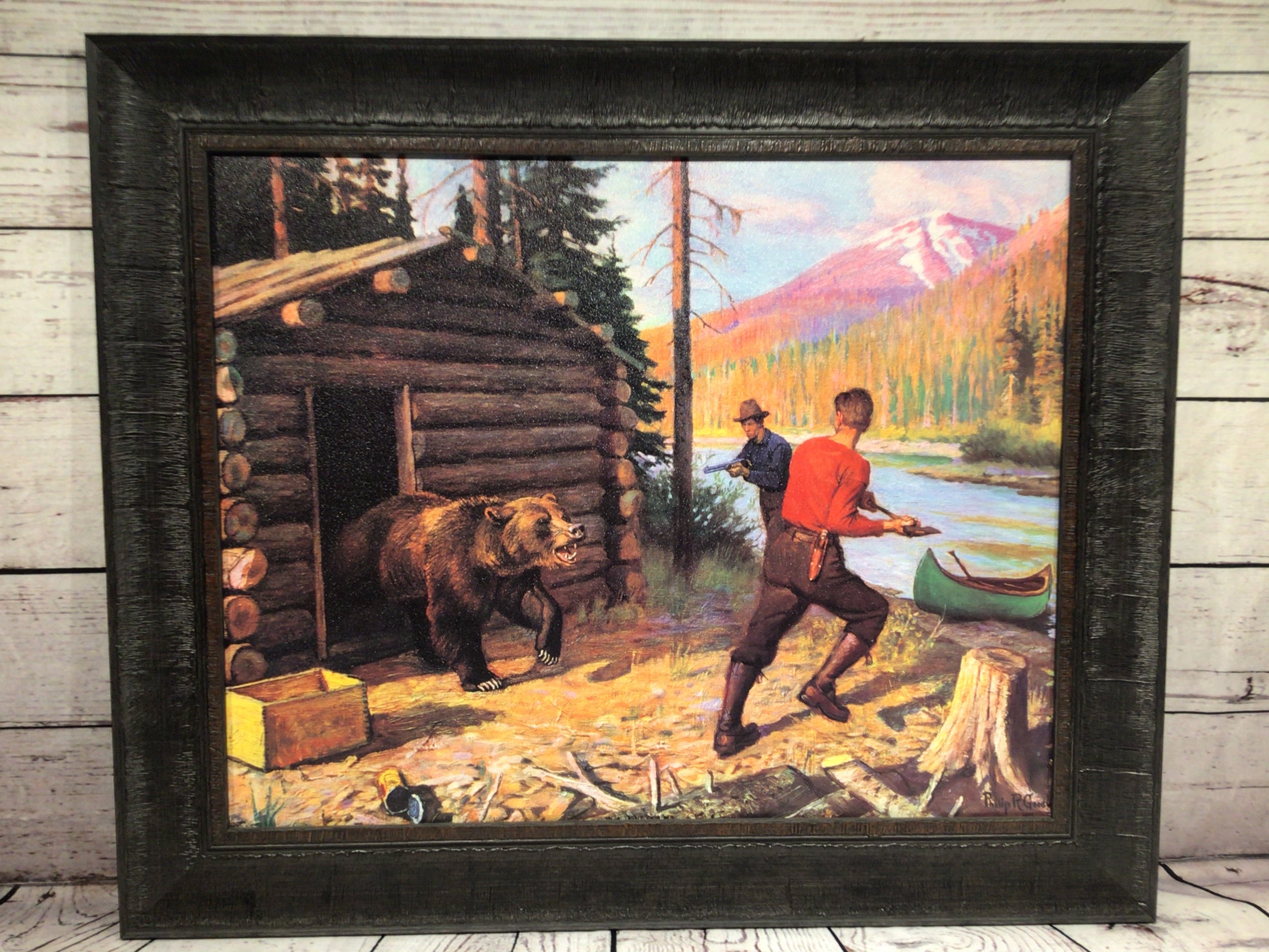 24.5" x 21" Bear Sighting-Philip R Good