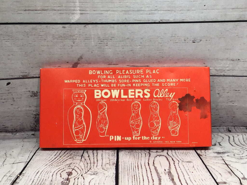 Bowlers Plan-pin up for the day