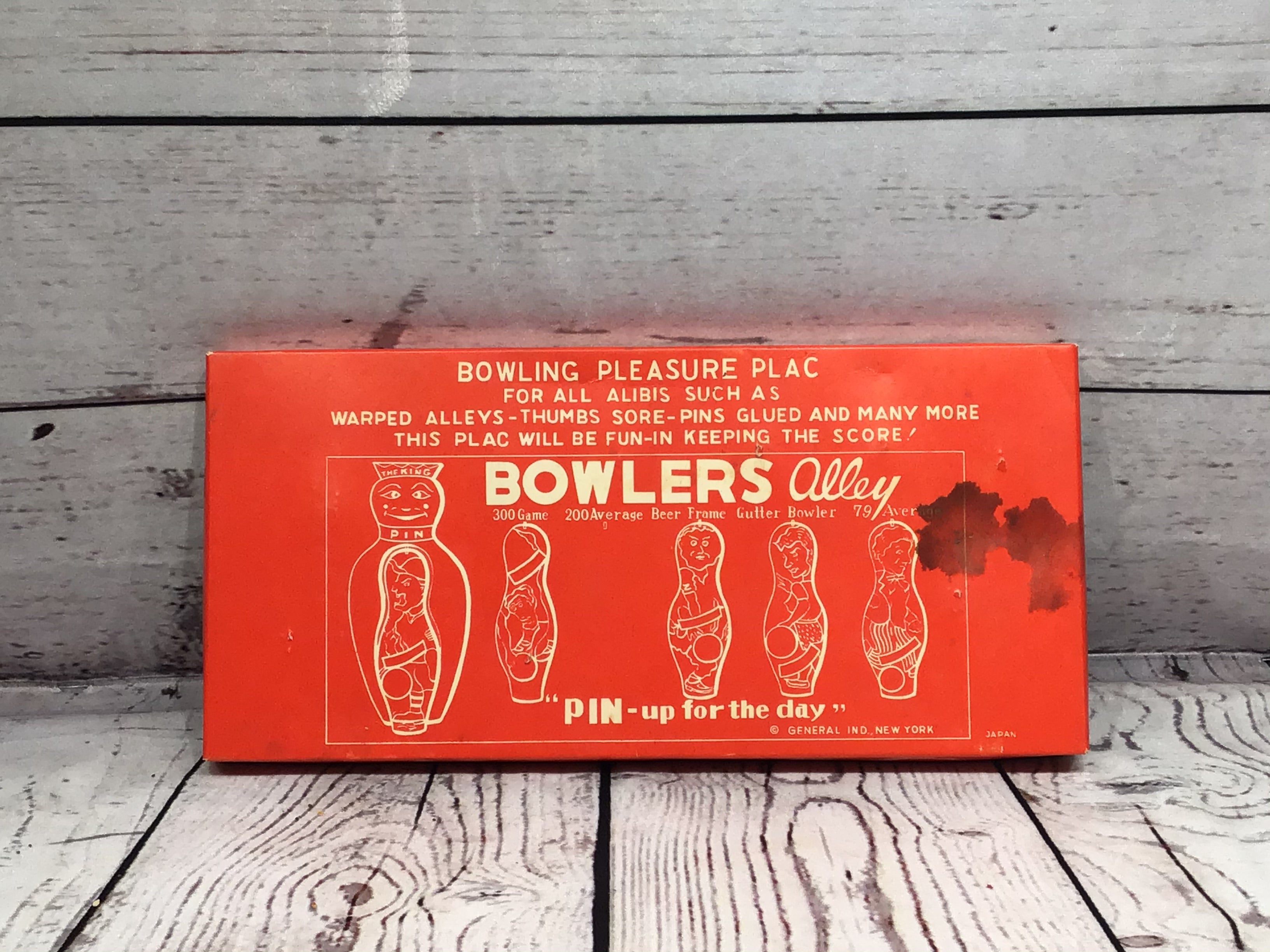 Bowlers Plan-pin up for the day