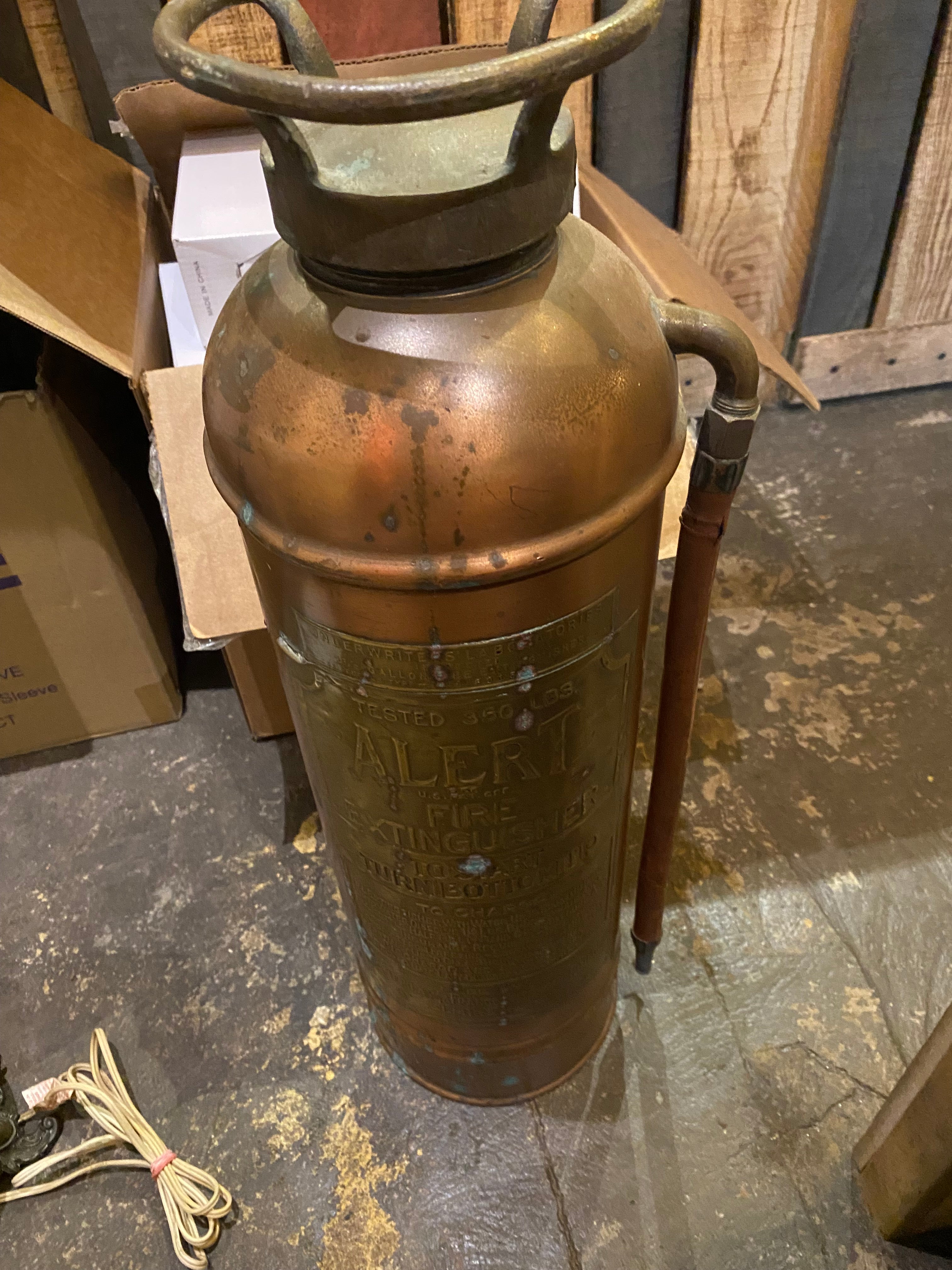 Alert Copper Fire Extinguisher