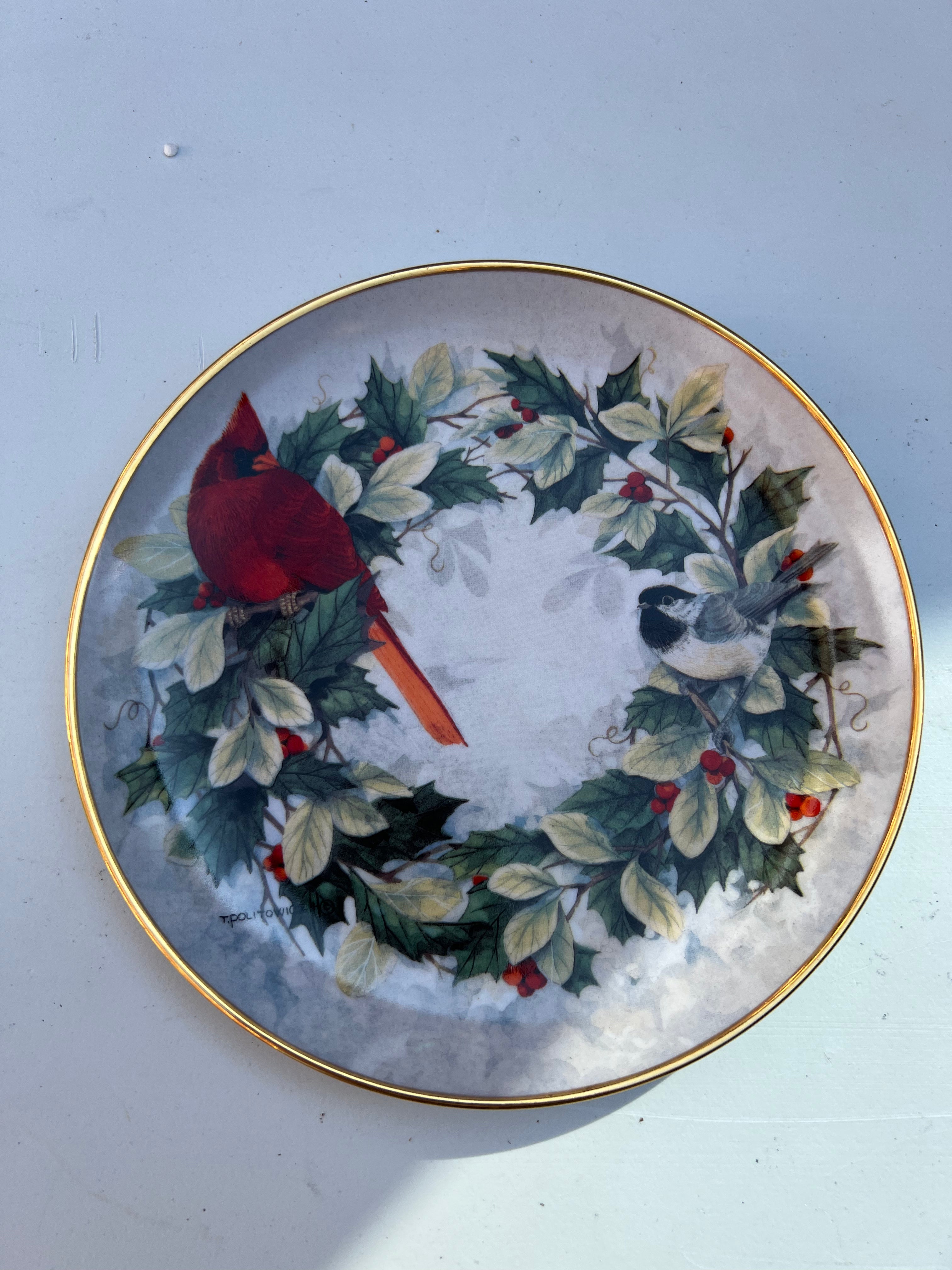 Franklin Mint Plate "holiday Chorus"