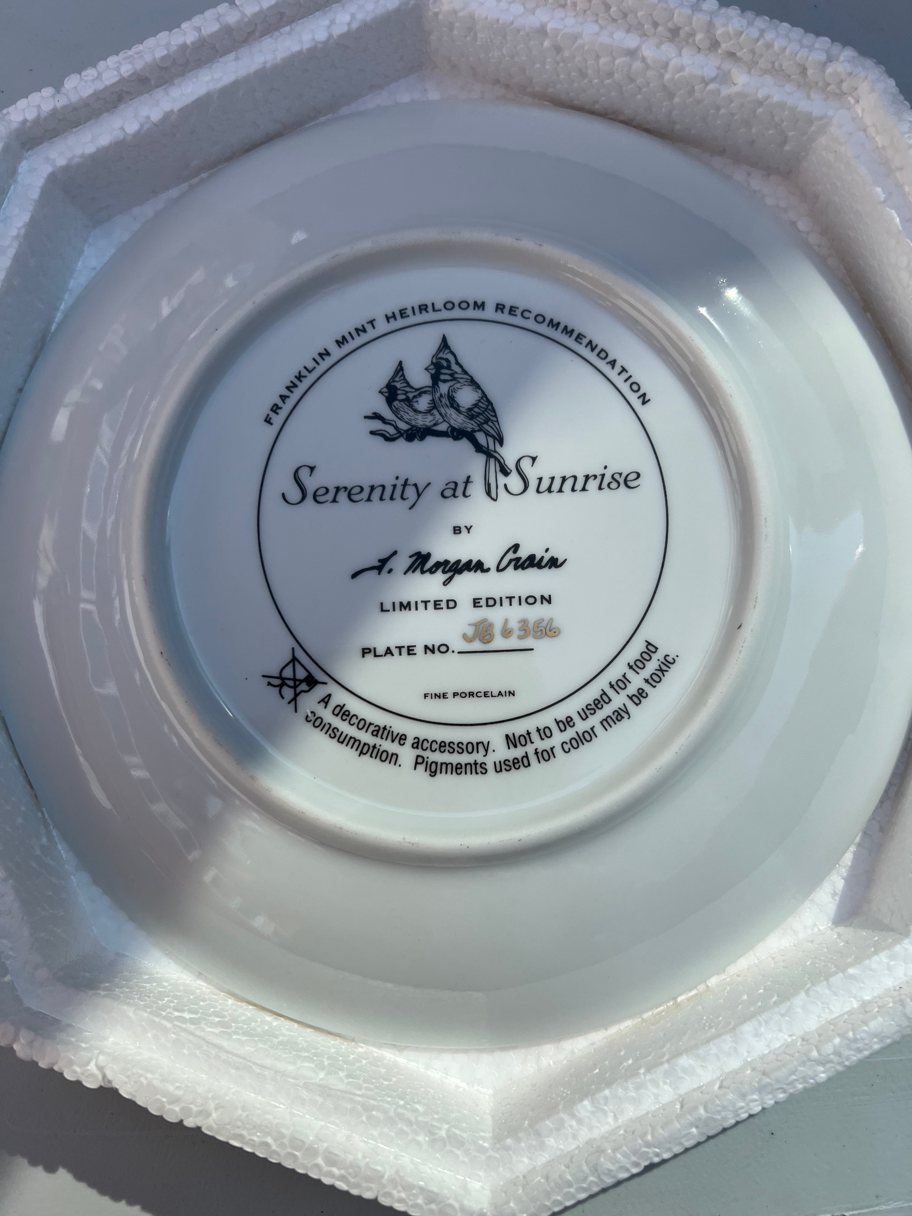 Franklin Mint Plate "holiday Chorus"