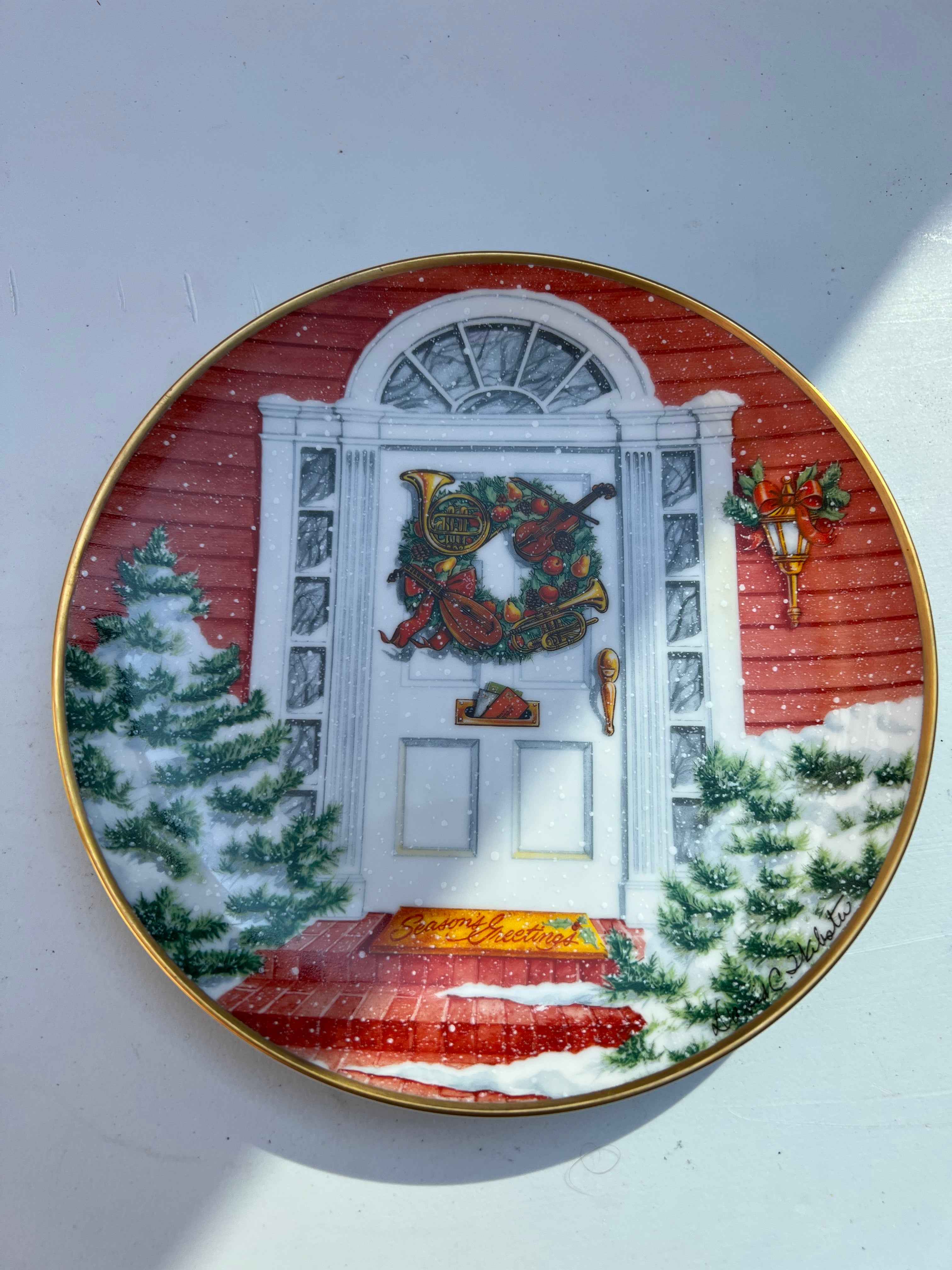 Franklin Mint Plate "holiday Chorus"