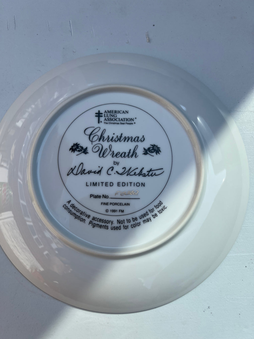 Franklin Mint Plate "holiday Chorus"