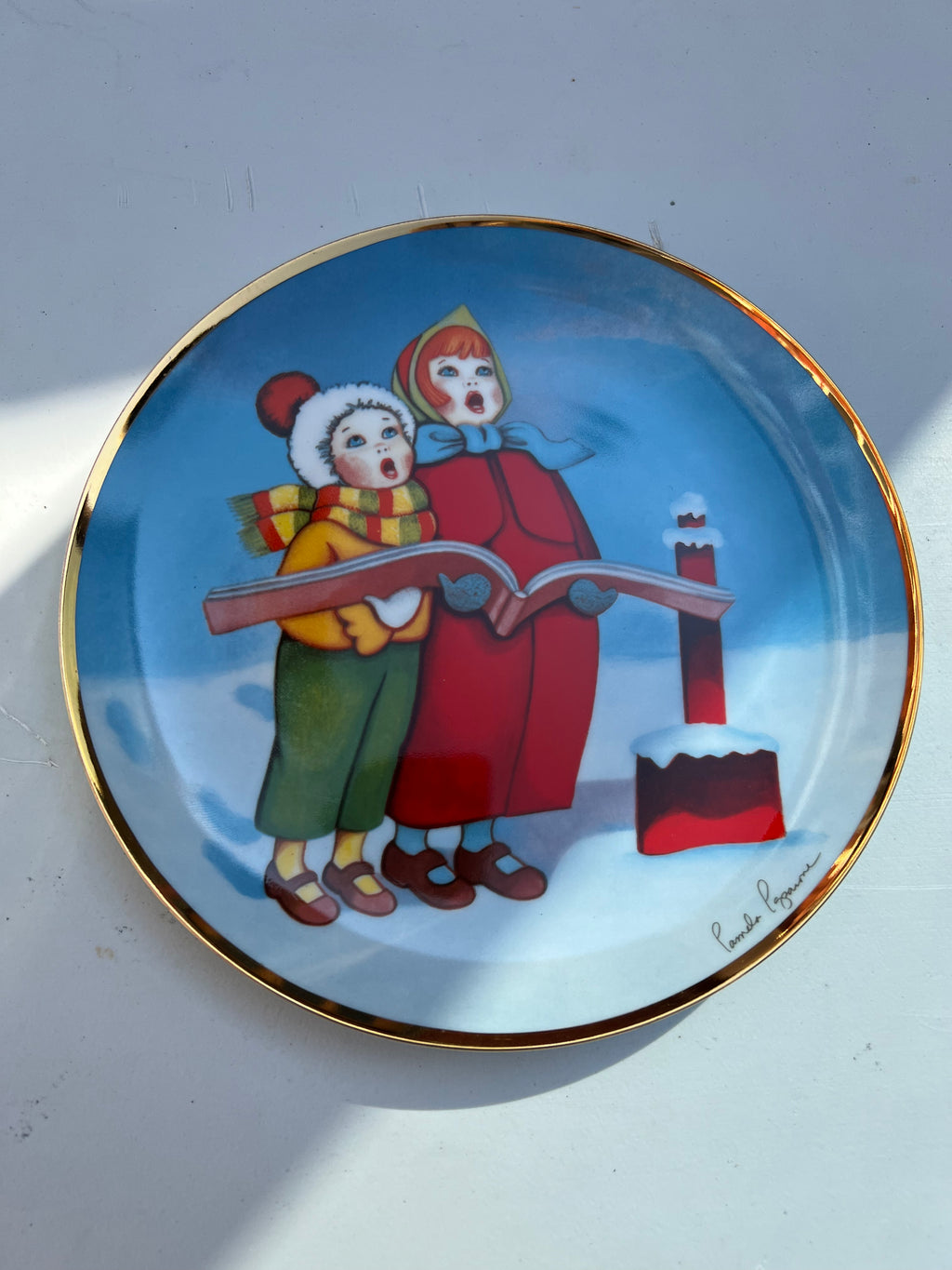 Franklin Mint Plate "holiday Chorus"