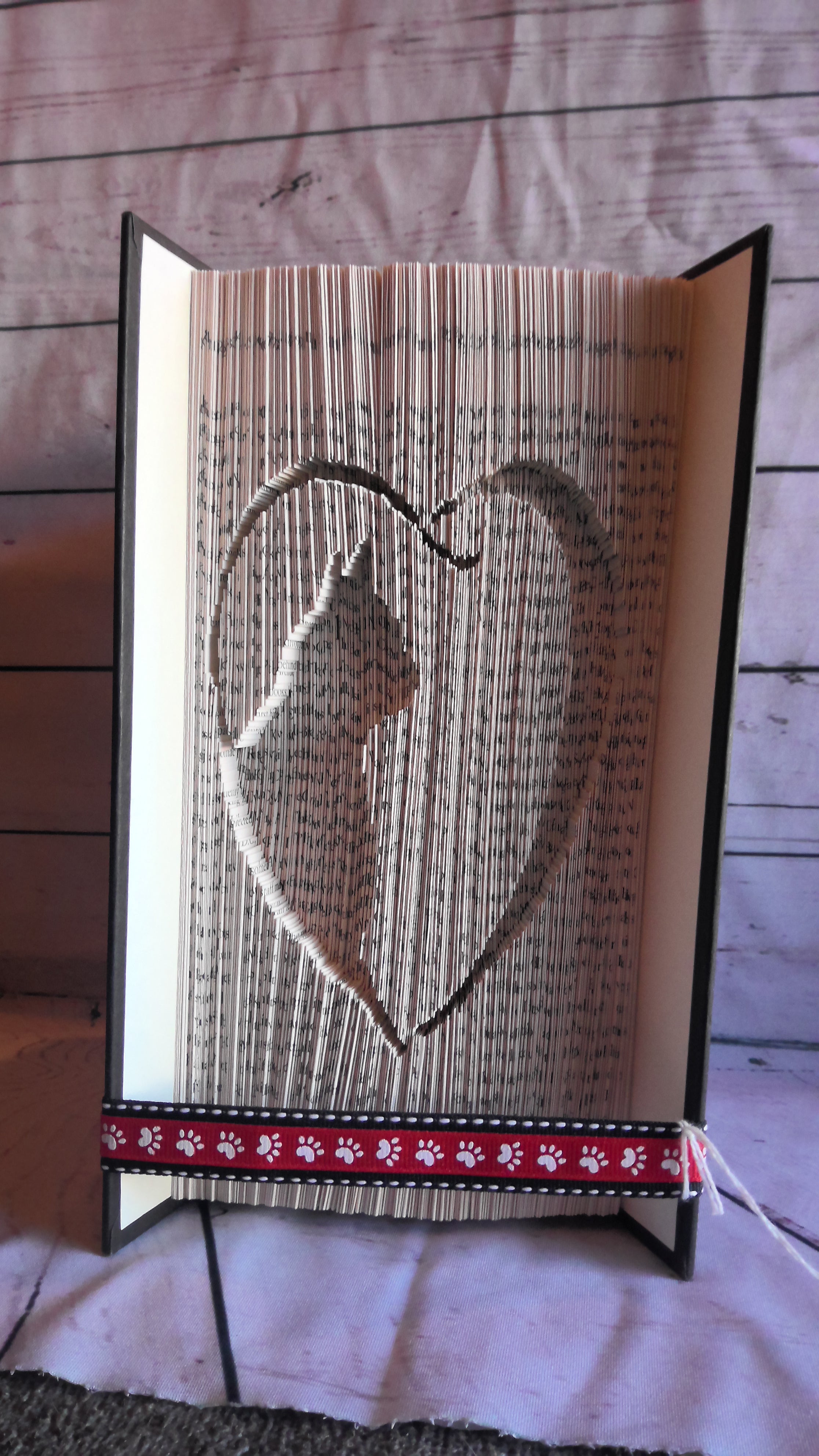 Hand folded book