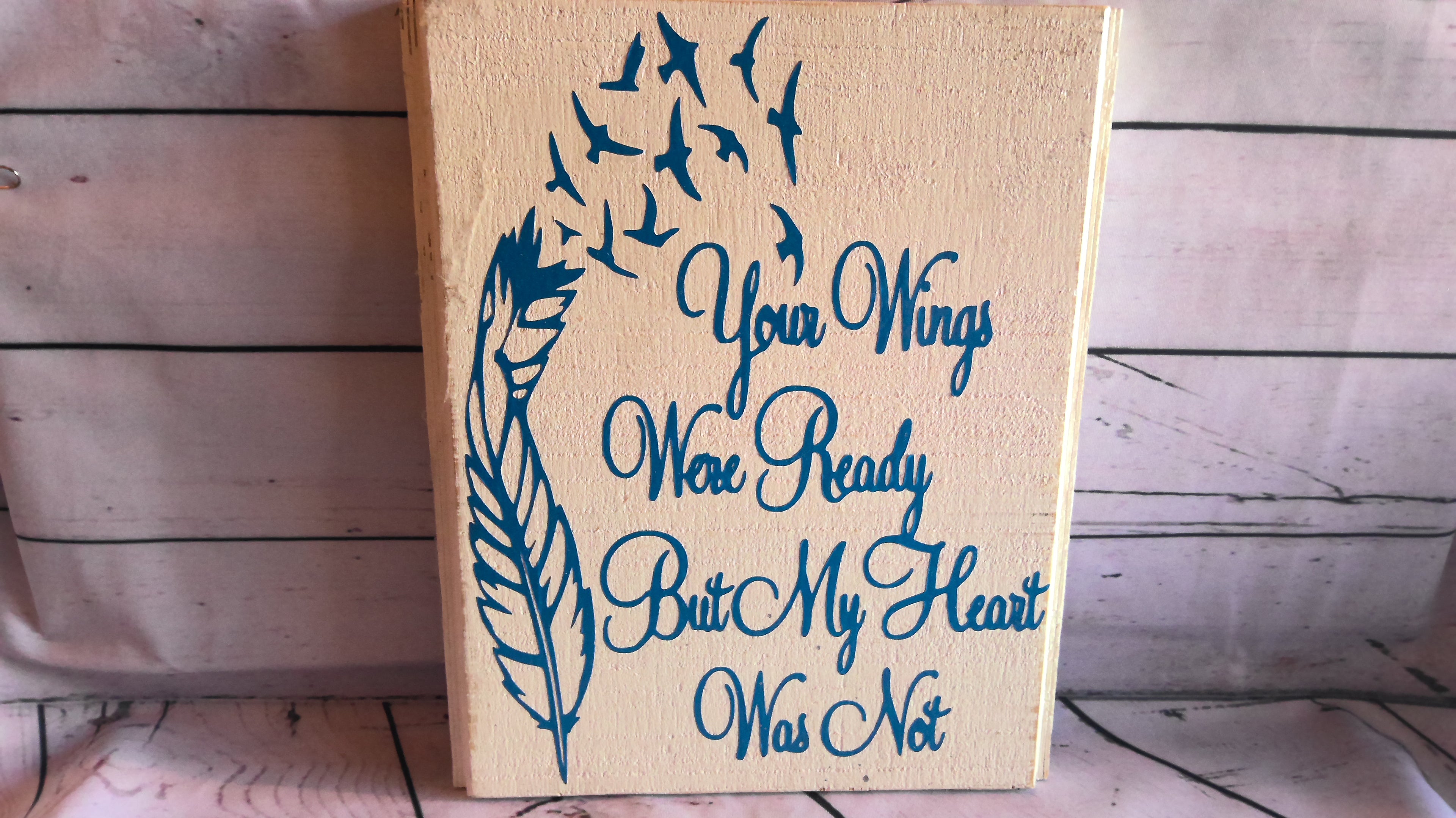 Your Wings were ready sign