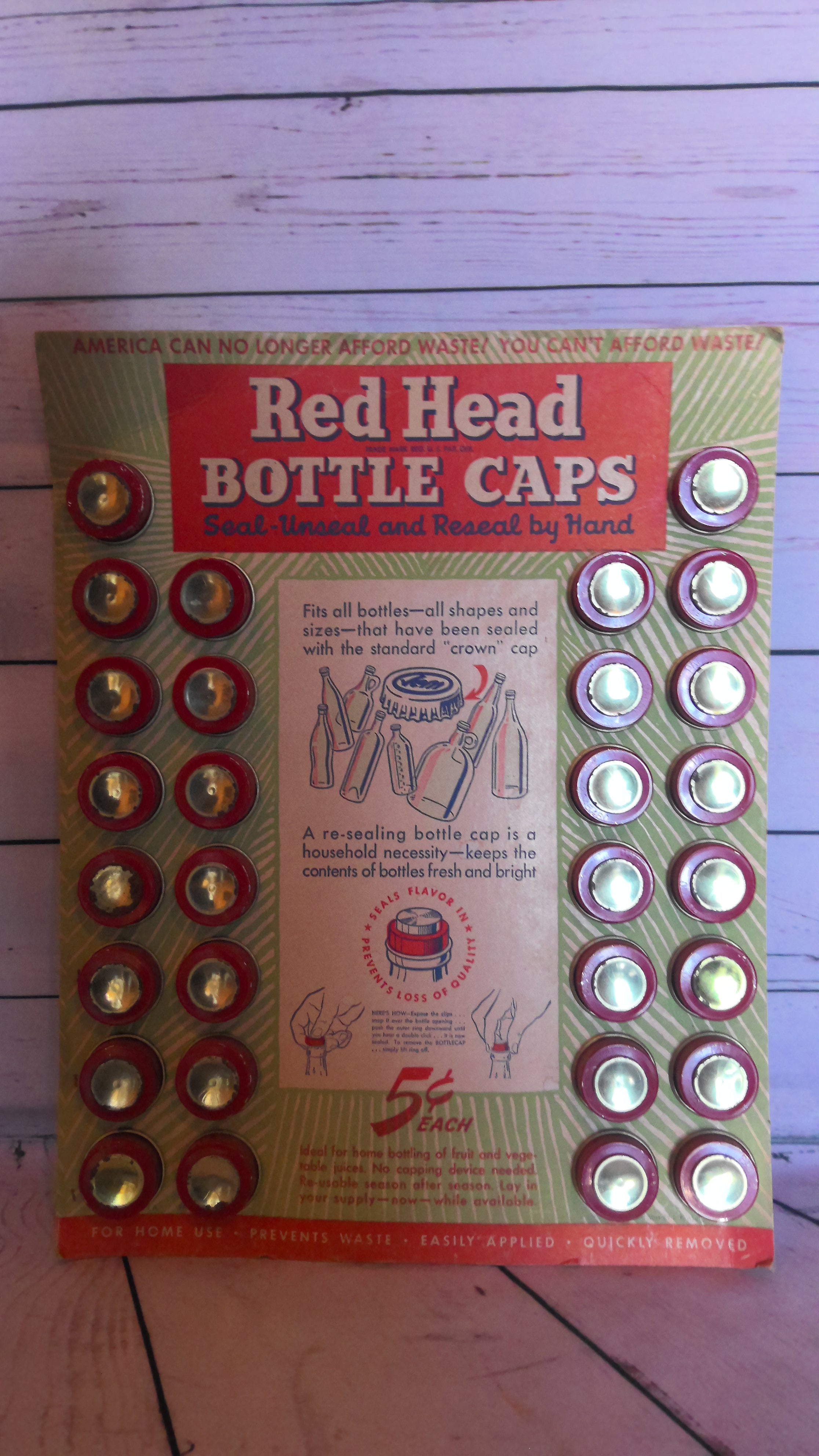 Vintage Bottle Caps
