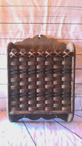 Handwoven Newspaper holders/mail