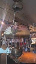 1800's Retractible Oil Lamp