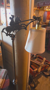 Castiron Lamp with shade