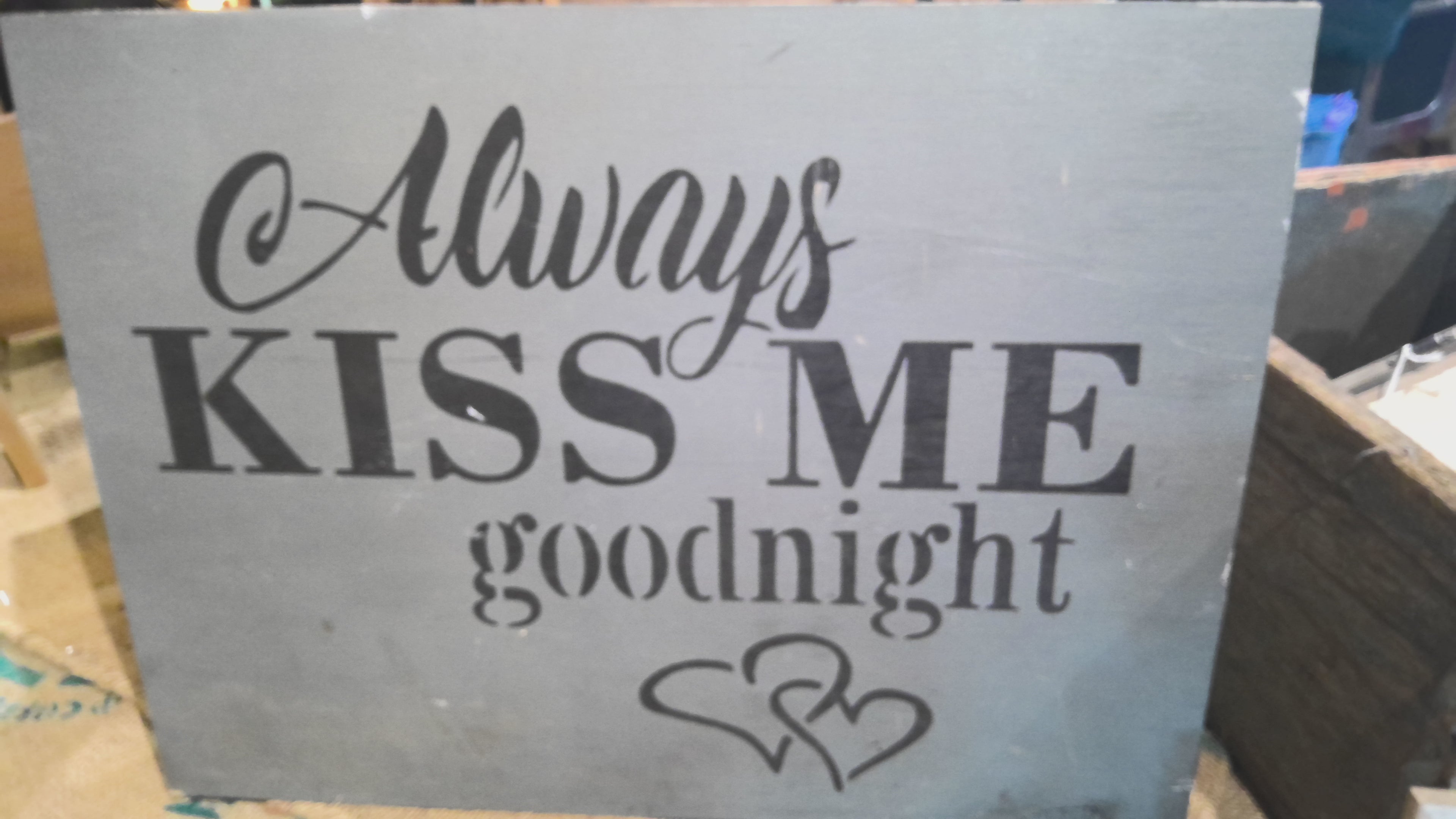 always kiss me goodnight