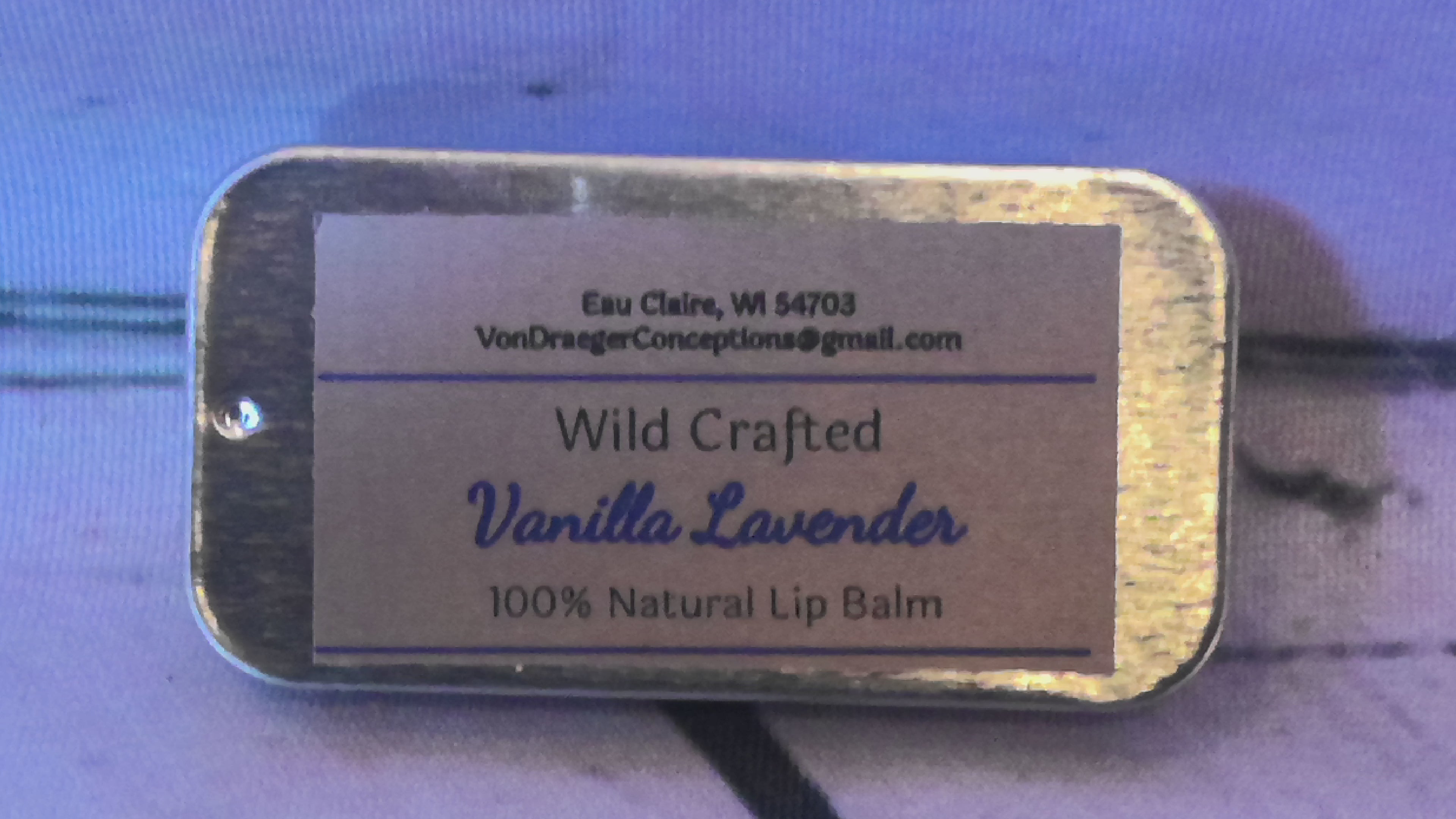wild crafted, natural lip balm