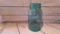 Blue Mason jars