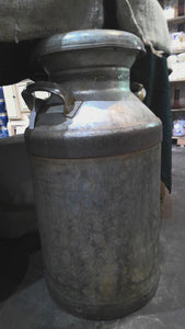 Vintage milk cans (2)