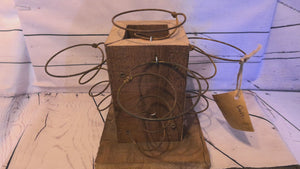Handmade candle holder or wine bottle holder