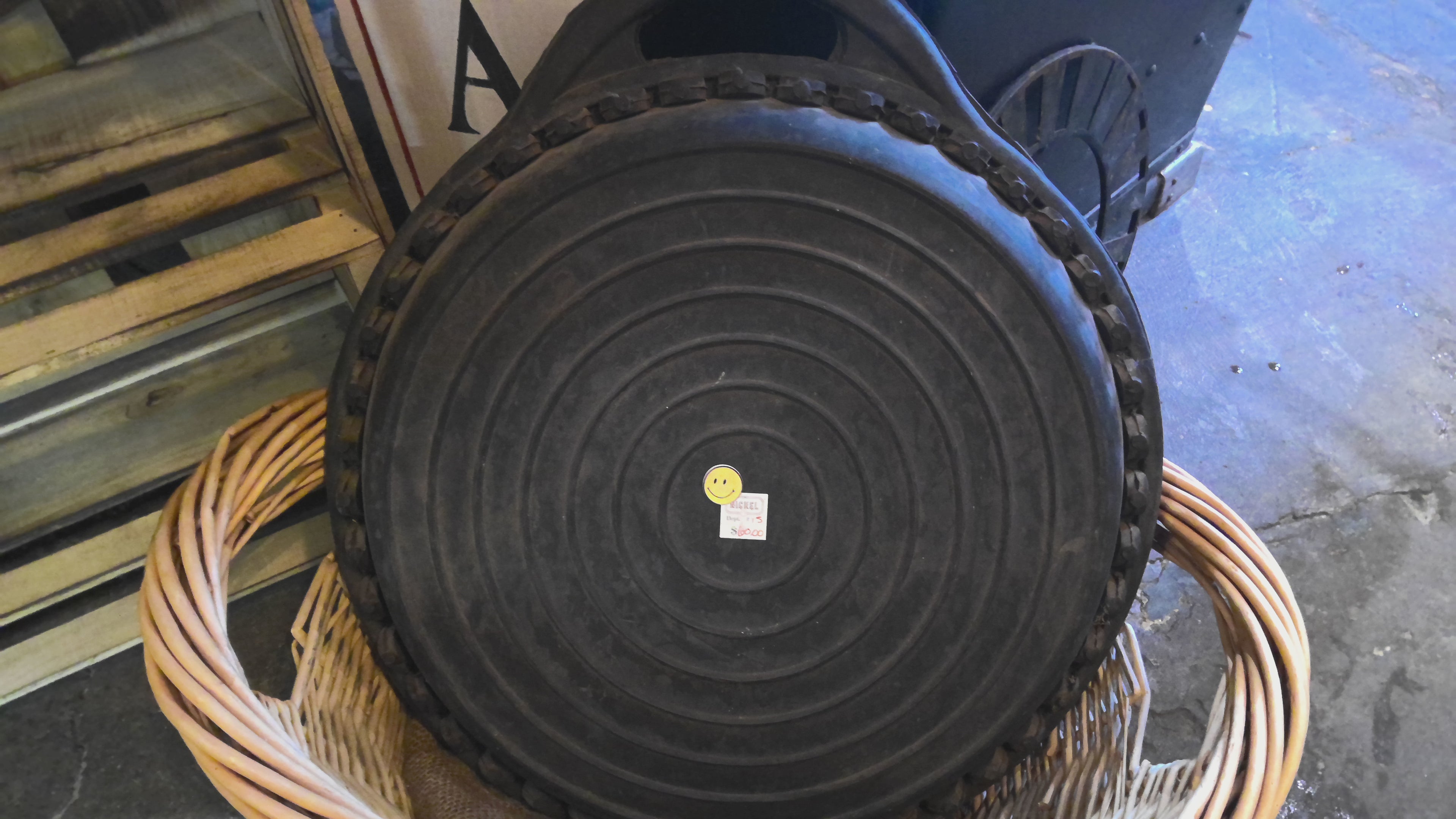 Vintage 55gal barrel cussion