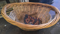 Large wicker laundry basket